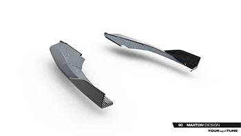 PREPREG CARBON FIBER REAR SIDE SPLITTERS SUITABLE FOR AUDI RS3 SPORTBACK 8Y FACELIFT – MAXTON DESIGN
