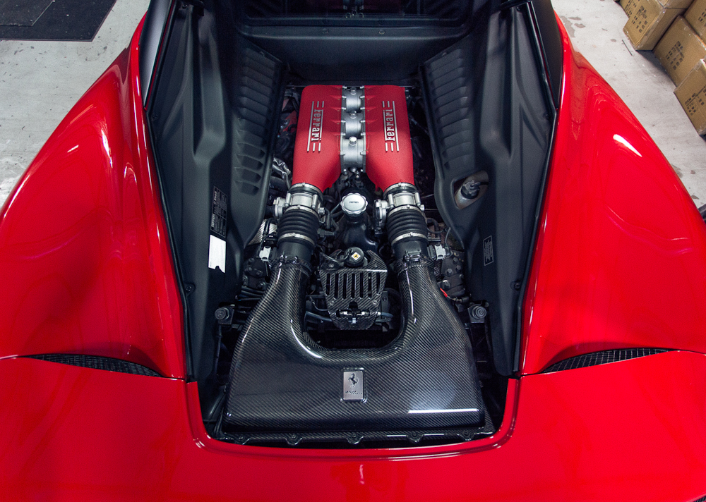 AGENCY POWER CARBON FIBER AIR INTAKE BOX FERRARI 458 10-14