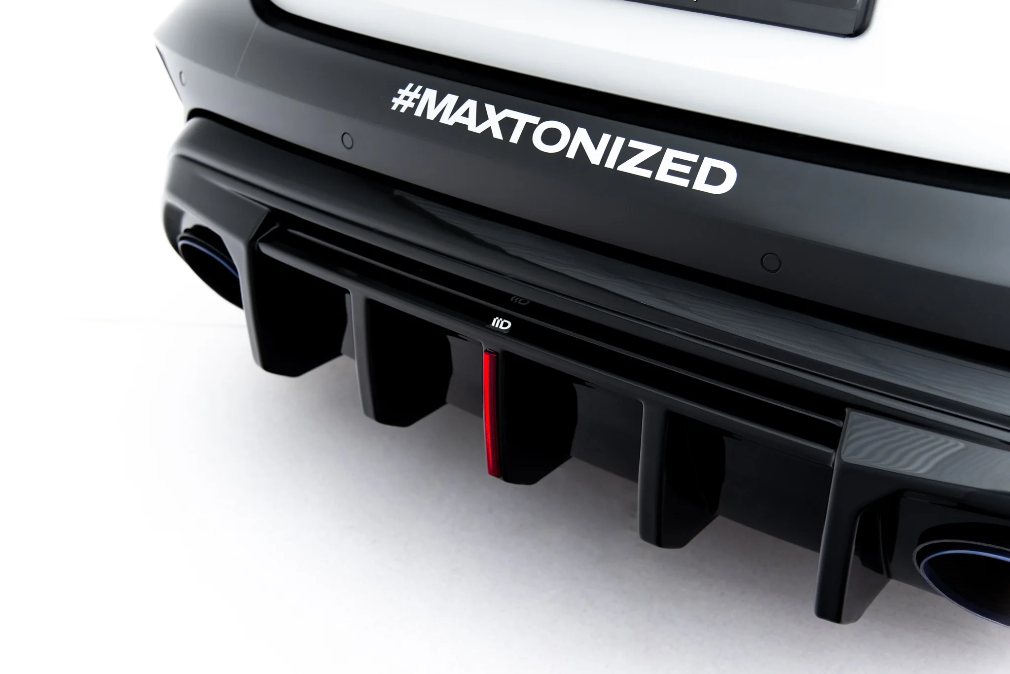 REAR VALANCE SUITABLE FOR AUDI RS3 SEDAN 8Y FACELIFT (VERSION WITH ORIGINAL REFLECTOR) – MAXTON DESIGN - 3
