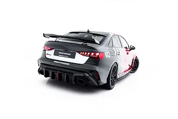 REAR VALANCE SUITABLE FOR AUDI RS3 SEDAN 8Y FACELIFT (VERSION WITH ORIGINAL REFLECTOR) – MAXTON DESIGN