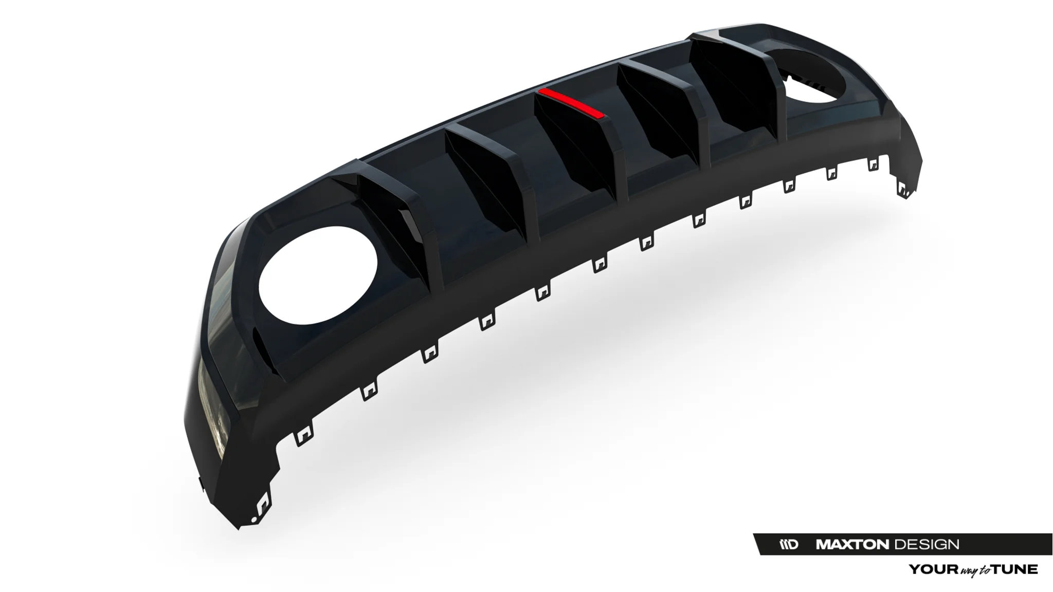 REAR VALANCE SUITABLE FOR AUDI RS3 SEDAN 8Y FACELIFT (VERSION WITH ORIGINAL REFLECTOR) – MAXTON DESIGN - 2