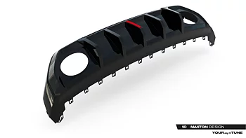 REAR VALANCE SUITABLE FOR AUDI RS3 SEDAN 8Y FACELIFT (VERSION WITH ORIGINAL REFLECTOR) – MAXTON DESIGN
