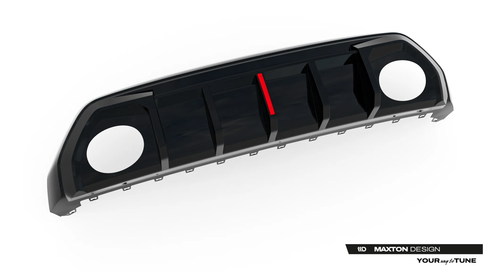 REAR VALANCE SUITABLE FOR AUDI RS3 SEDAN 8Y FACELIFT (VERSION WITH ORIGINAL REFLECTOR) – MAXTON DESIGN - 6