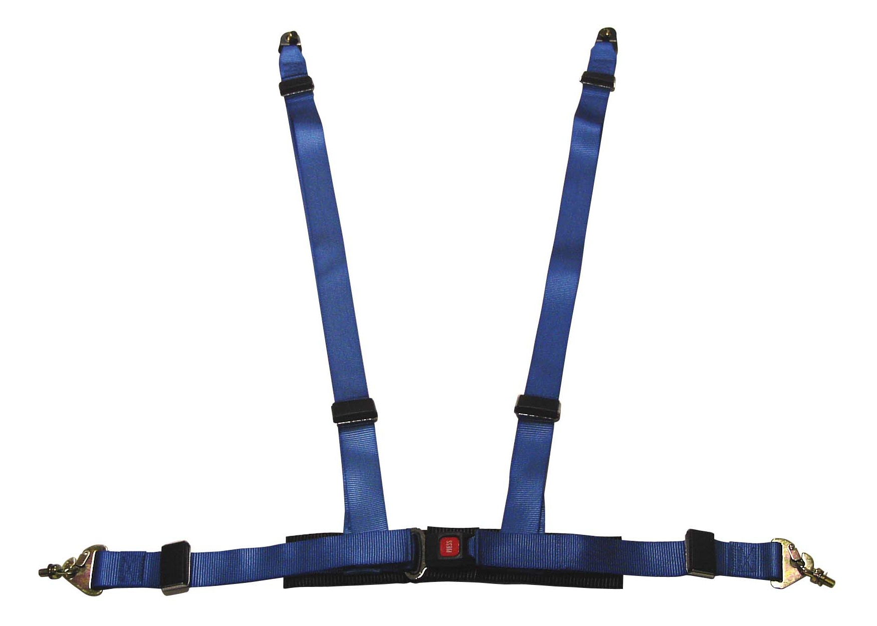 UNIVERSAL SIX-PERFORMANCE 4-POINT SEAT BELT BLUE + E-MARK