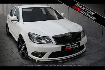 FRONT SPLITTER OCTAVIA 2, FIT ONLY FOR OCTAVIA 2 RS AFTER FACELIFTING