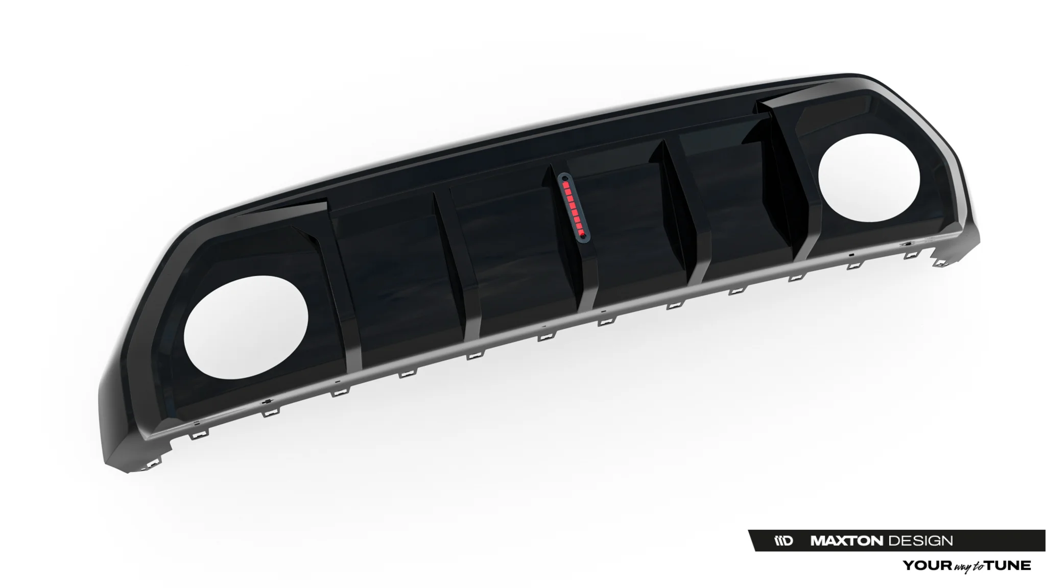 REAR VALANCE SUITABLE FOR AUDI RS3 SEDAN 8Y FACELIFT (VERSION WITH LED LIGHT) – MAXTON DESIGN - 4