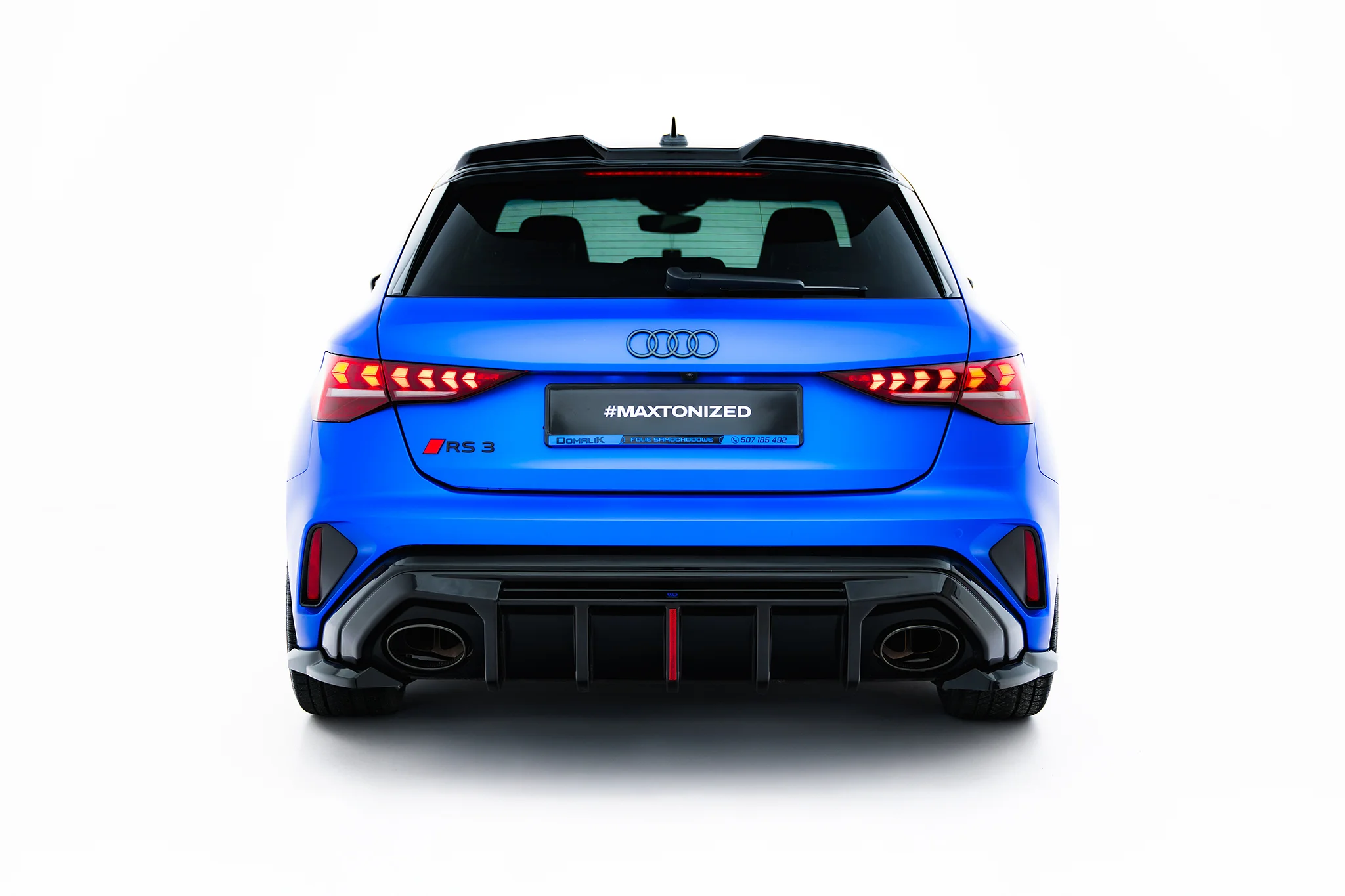 REAR SIDE SPLITTERS V.1 SUITABLE FOR AUDI RS3 SPORTBACK 8Y FACELIFT – MAXTON DESIGN - 3
