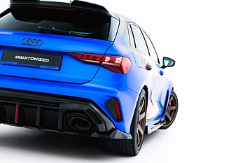 REAR SIDE SPLITTERS V.3 SUITABLE FOR AUDI RS3 SPORTBACK 8Y FACELIFT – MAXTON DESIGN