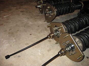 BC RACING COILOVER ADJUSTING EXTENDERS BR SERIES 25CM