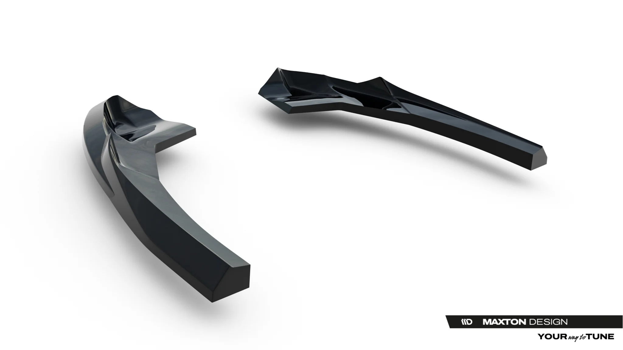 REAR SIDE SPLITTERS V.1 SUITABLE FOR AUDI RS3 SEDAN 8Y FACELIFT – MAXTON DESIGN - 2