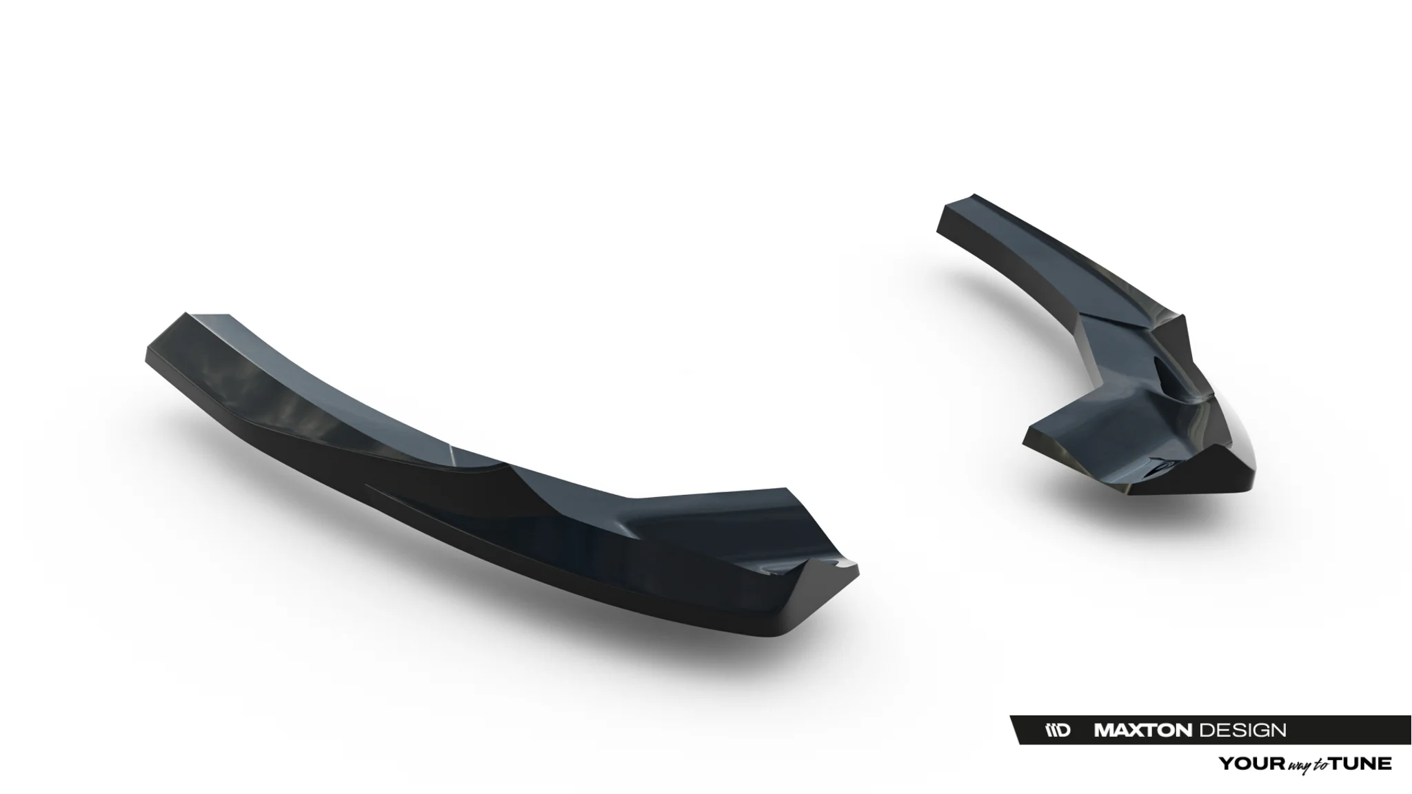 REAR SIDE SPLITTERS V.1 SUITABLE FOR AUDI RS3 SEDAN 8Y FACELIFT – MAXTON DESIGN