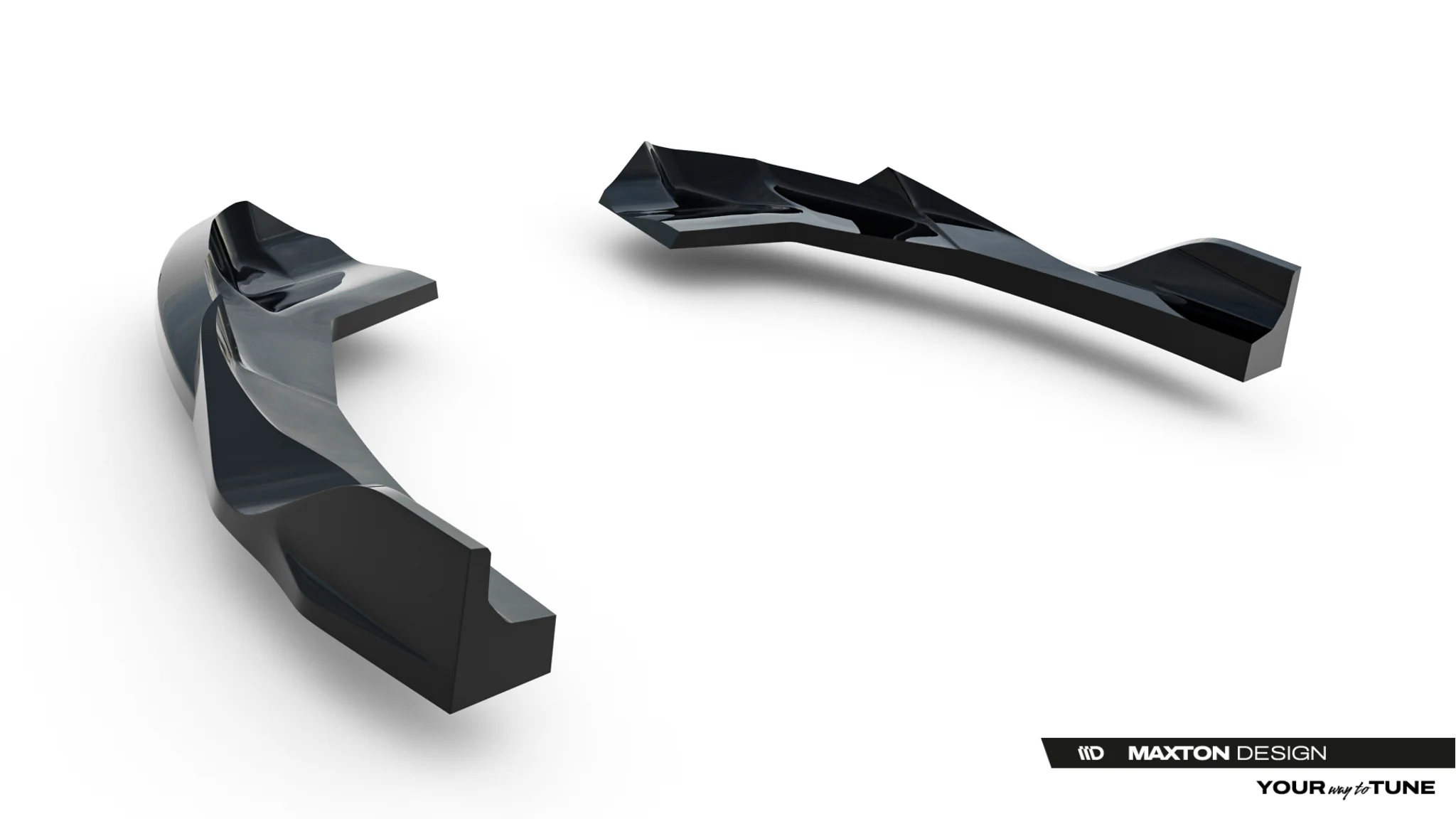 REAR SIDE SPLITTERS V.2 SUITABLE FOR AUDI RS3 SEDAN 8Y FACELIFT – MAXTON DESIGN