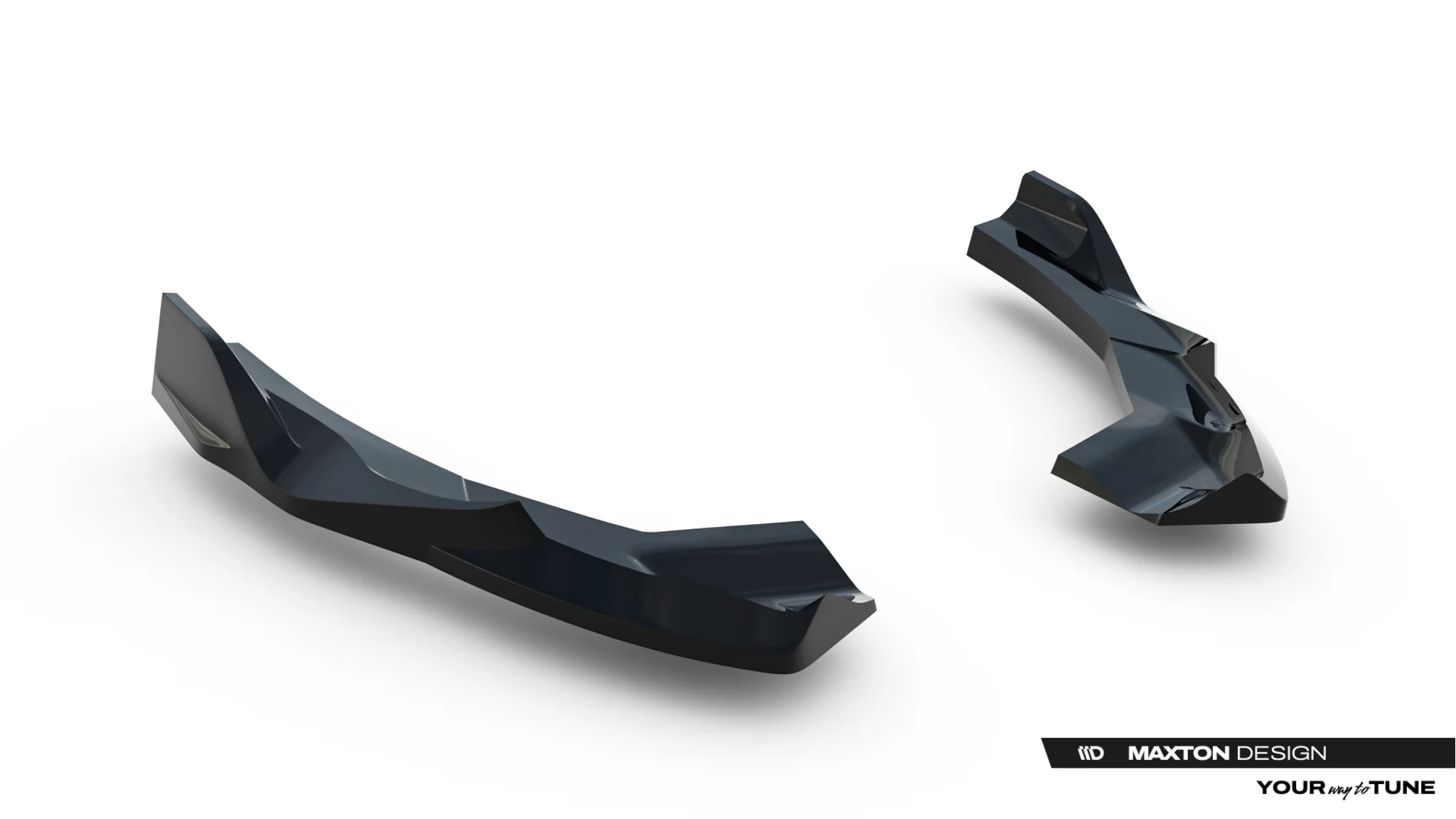 REAR SIDE SPLITTERS V.2 SUITABLE FOR AUDI RS3 SEDAN 8Y FACELIFT – MAXTON DESIGN - 6