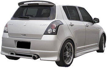 SUZUKI SWIFT 05+ ABS REAR LIP [SIX]