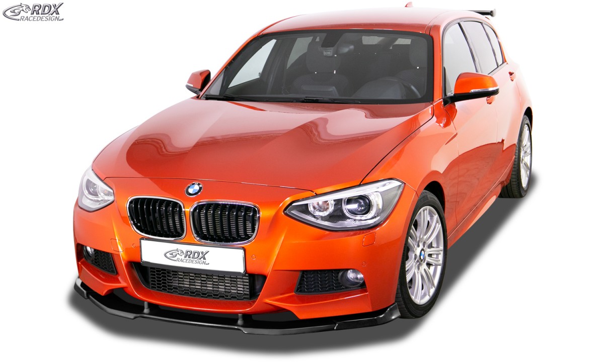 FRONT SPOILER VARIO-X BMW 1-SERIES F20 / F21 2011-2015 (M-PACKAGE AND M-TECHNIK FRONTBUMPER) FRONT LIP SPLITTER - 4