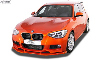 FRONT SPOILER VARIO-X BMW 1-SERIES F20 / F21 2011-2015 (M-PACKAGE AND M-TECHNIK FRONTBUMPER) FRONT LIP SPLITTER