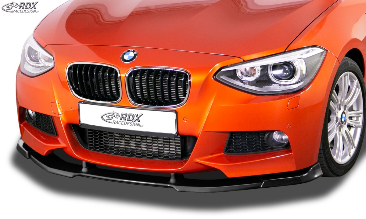 FRONT SPOILER VARIO-X BMW 1-SERIES F20 / F21 2011-2015 (M-PACKAGE AND M-TECHNIK FRONTBUMPER) FRONT LIP SPLITTER - 3