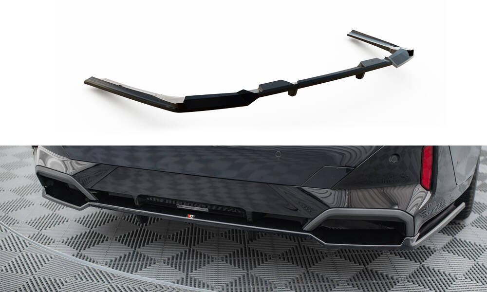 Central Rear Splitter (Vertical Bars) V.2 BMW 5 M-Pack G60