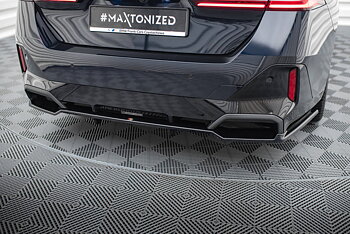 Central Rear Splitter (Vertical Bars) V.2 BMW 5 M-Pack G60