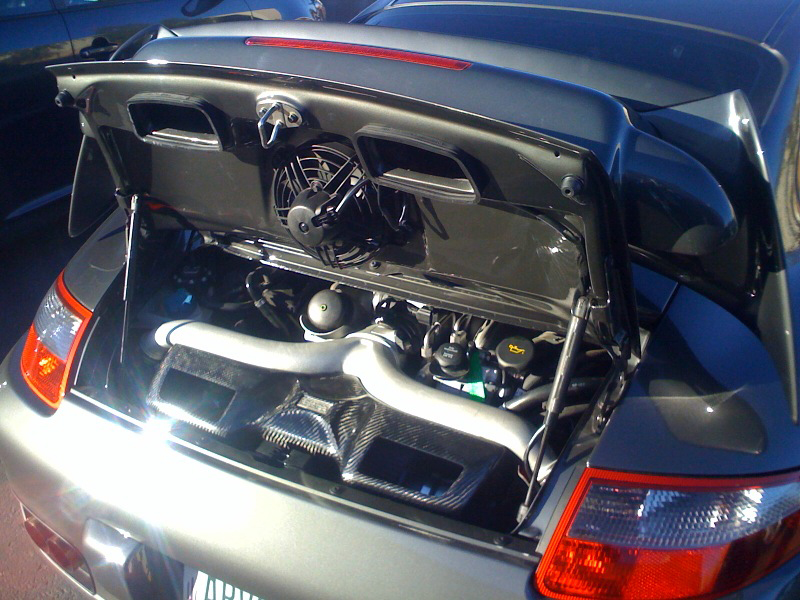 AGENCY POWER CARBON FIBER COLD AIR INTAKE PORSCHE 997 TURBO 07-09 - 4