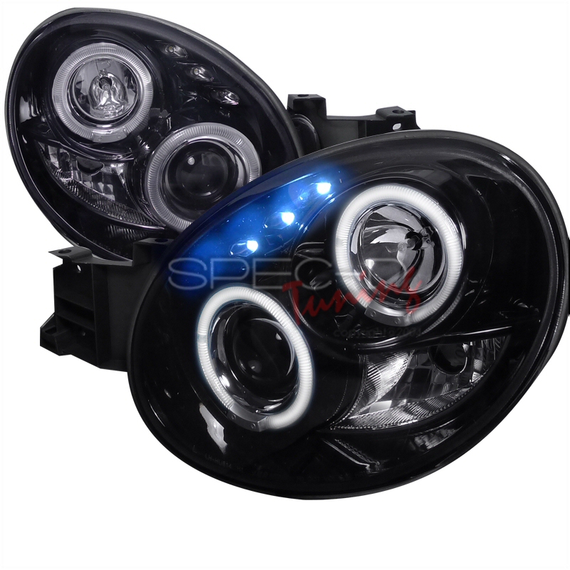 SUBARU IMPREZA GDA/B 00-03 LED PROJECTOR HEADLIGHTS BLACK