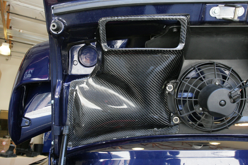 AGENCY POWER DUAL FLOW CARBON FIBER INTAKE PORSCHE 996TT 01-05