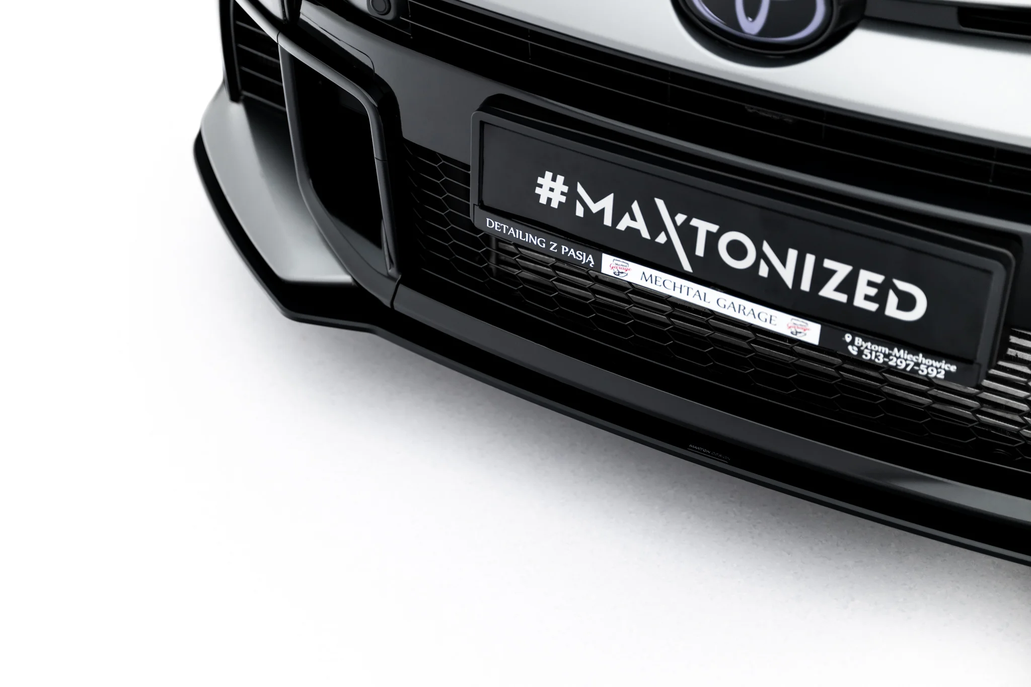STREET PRO FRONT SPLITTER SUITABLE FOR TOYOTA GR YARIS MK4 FACELIFT – MAXTON DESIGN - 2
