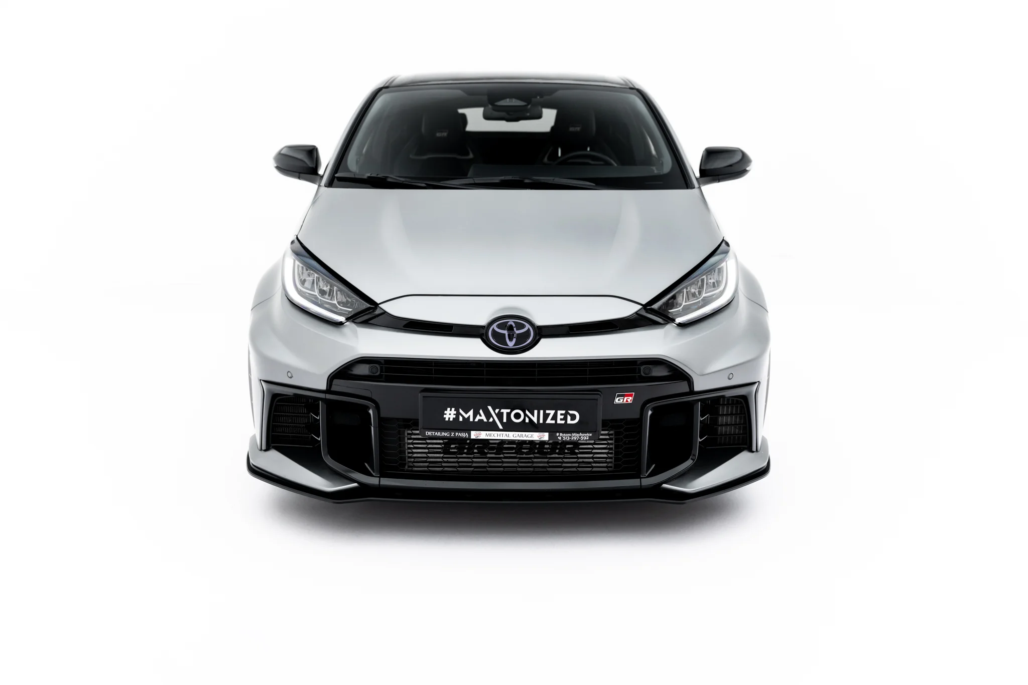 STREET PRO FRONT SPLITTER SUITABLE FOR TOYOTA GR YARIS MK4 FACELIFT – MAXTON DESIGN