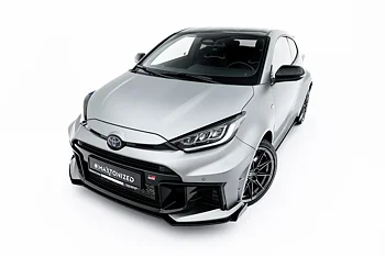STREET PRO FRONT SPLITTER + FLAPS SUITABLE FOR TOYOTA GR YARIS MK4 FACELIFT – MAXTON DESIGN