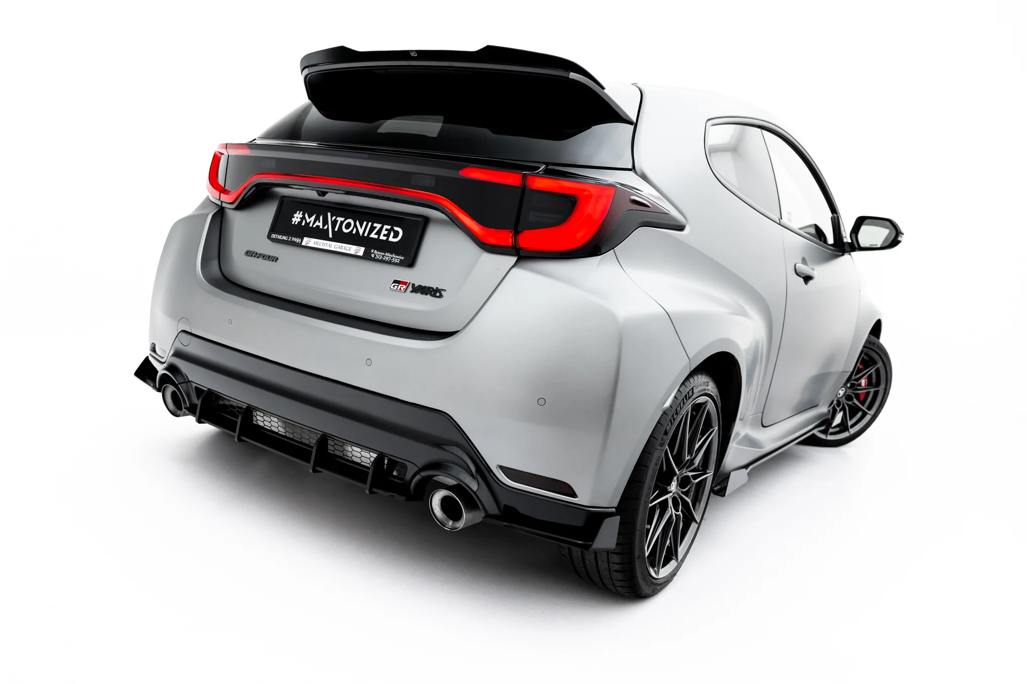 STREET PRO REAR DIFFUSER SUITABLE FOR TOYOTA GR YARIS MK4 FACELIFT – MAXTON DESIGN - 2
