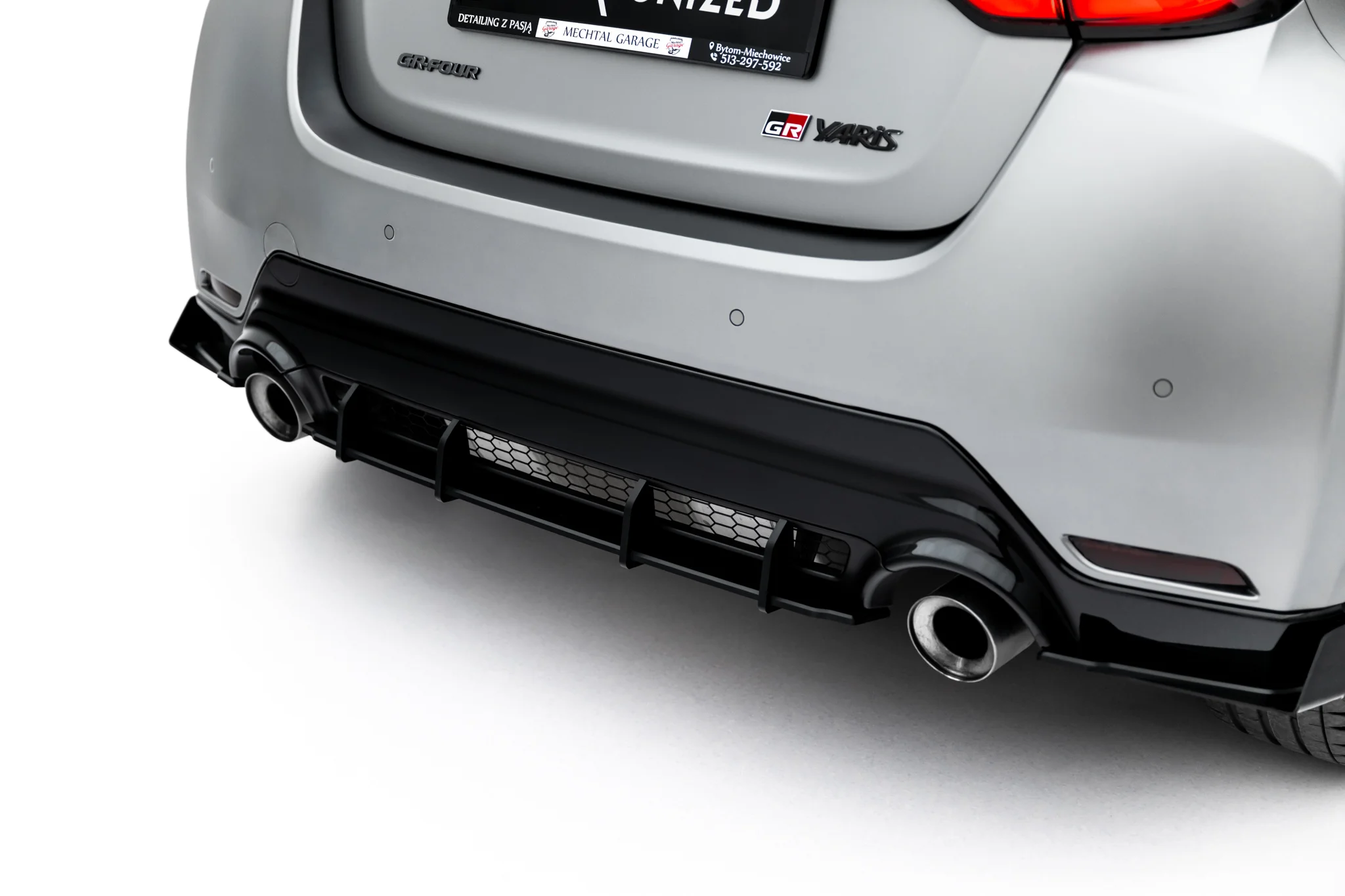 STREET PRO REAR DIFFUSER SUITABLE FOR TOYOTA GR YARIS MK4 FACELIFT – MAXTON DESIGN - 4