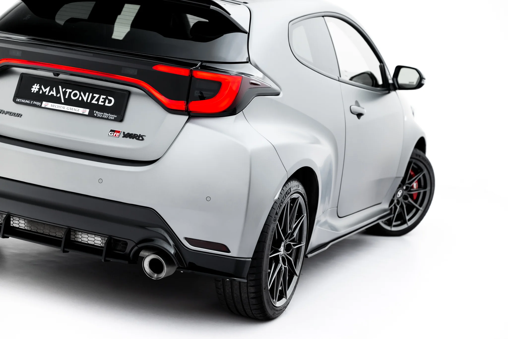 STREET PRO REAR SIDE SPLITTERS SUITABLE FOR TOYOTA GR YARIS MK4 FACELIFT – MAXTON DESIGN - 5