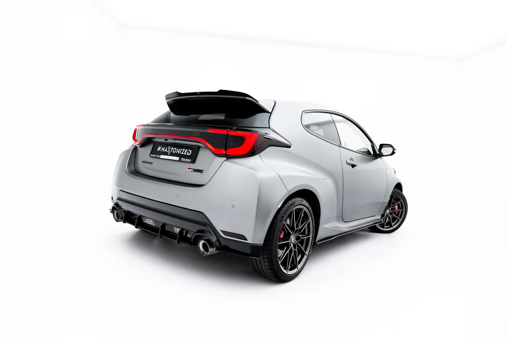STREET PRO REAR SIDE SPLITTERS SUITABLE FOR TOYOTA GR YARIS MK4 FACELIFT – MAXTON DESIGN
