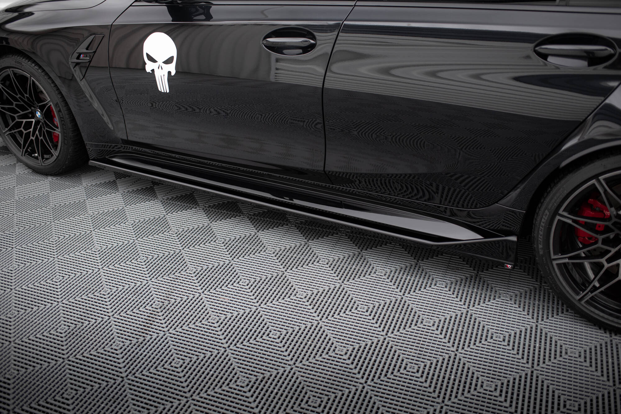 Side Skirts Diffusers V.3 CSL Look BMW M3 G80 - 4
