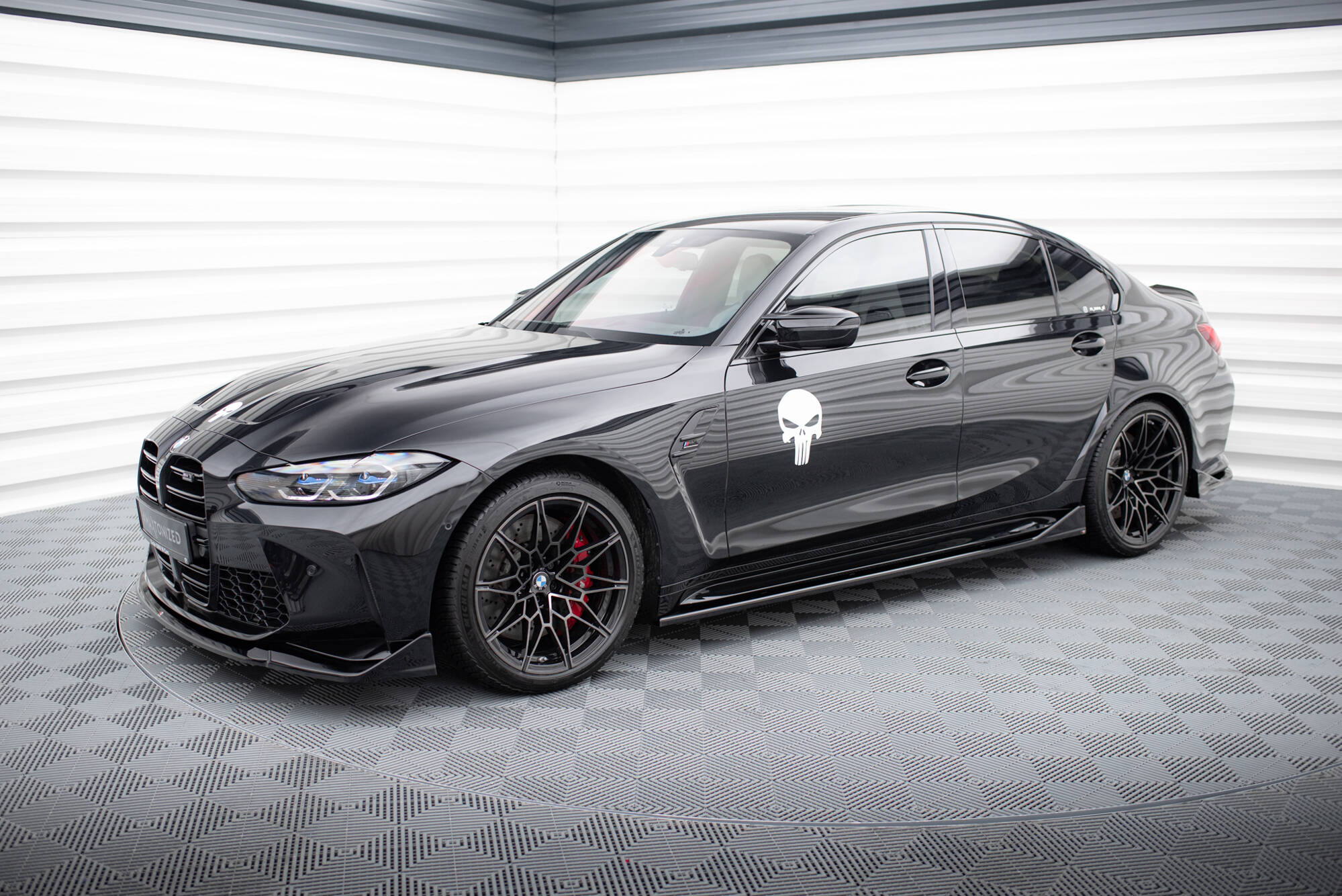 Side Skirts Diffusers V.3 CSL Look BMW M3 G80 - 2