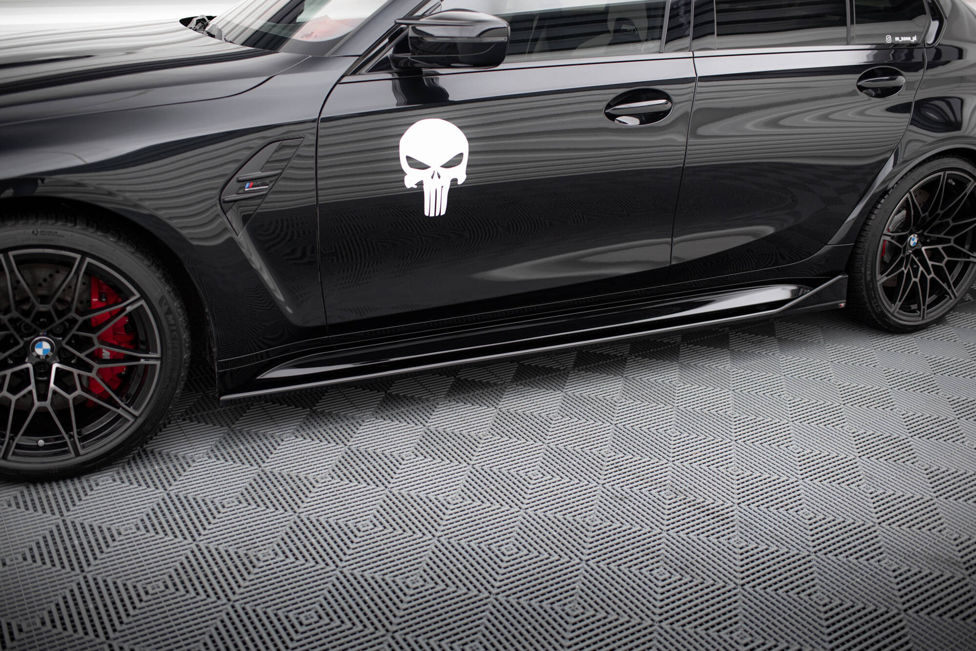 Side Skirts Diffusers V.3 CSL Look BMW M3 G80 - 3