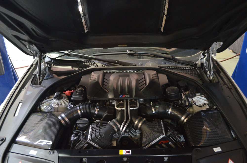 AGENCY POWER CARBON FIBER COLD AIR INTAKE KIT WITH SCOOPS BMW M5 F10 | M6 F12 - 2