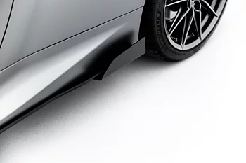 STREET PRO SIDE SKIRTS DIFFUSERS + FLAPS SUITABLE FOR TOYOTA GR YARIS MK4 FACELIFT – MAXTON DESIGN