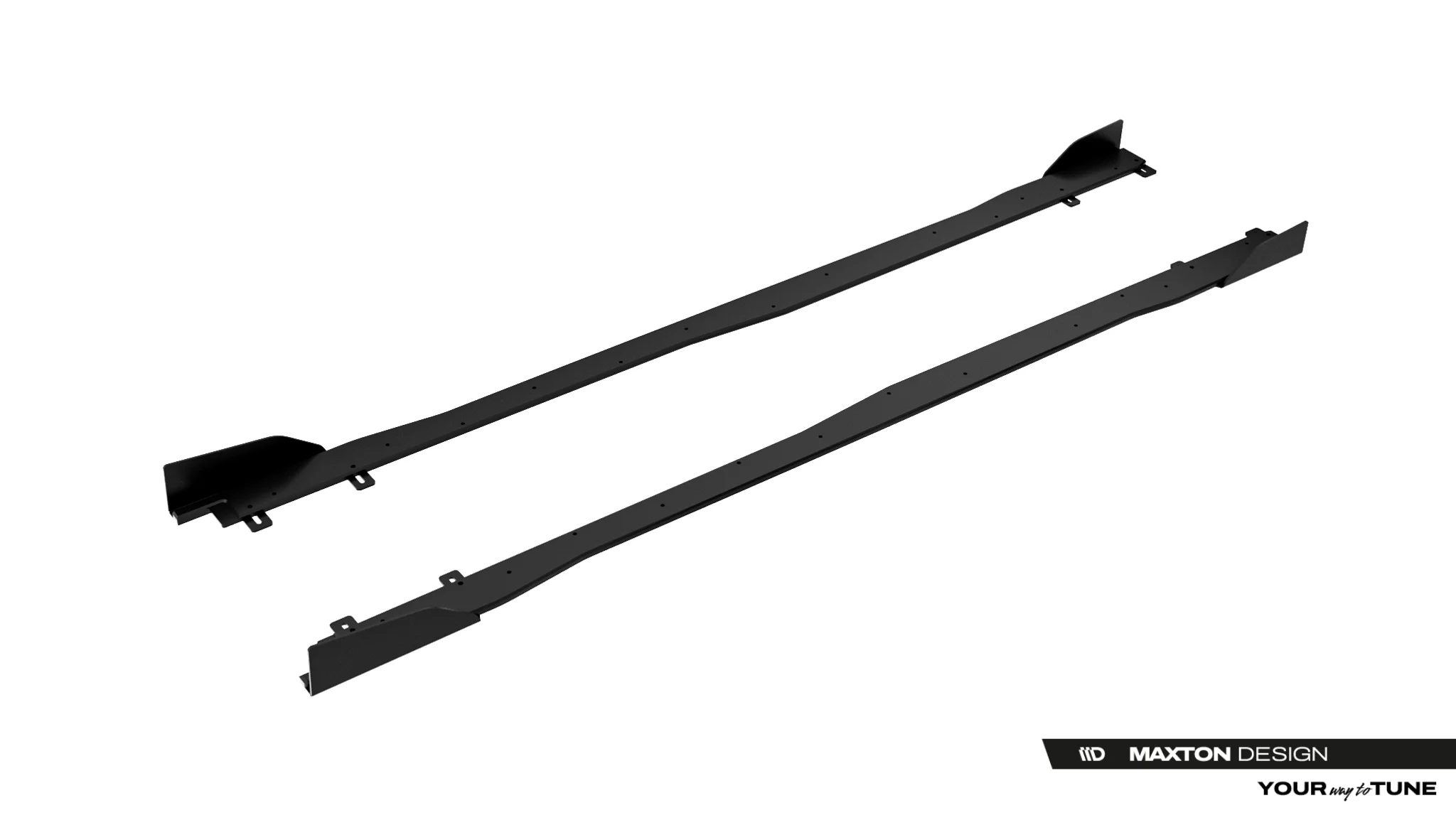 STREET PRO SIDE SKIRTS DIFFUSERS + FLAPS SUITABLE FOR TOYOTA GR YARIS MK4 FACELIFT – MAXTON DESIGN - 5