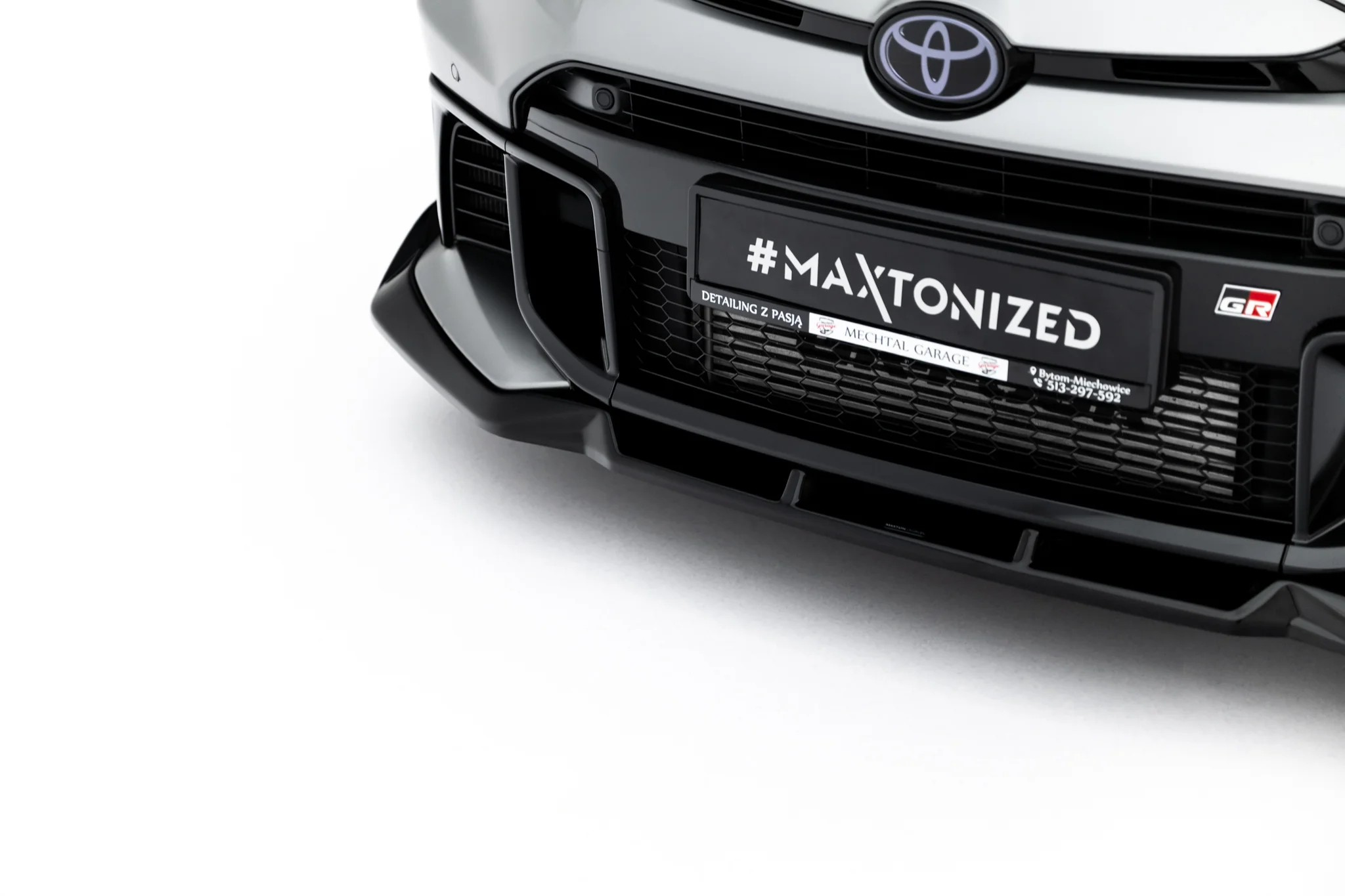 FRONT SPLITTER V.2 SUITABLE FOR TOYOTA GR YARIS MK4 FACELIFT – MAXTON DESIGN - 3