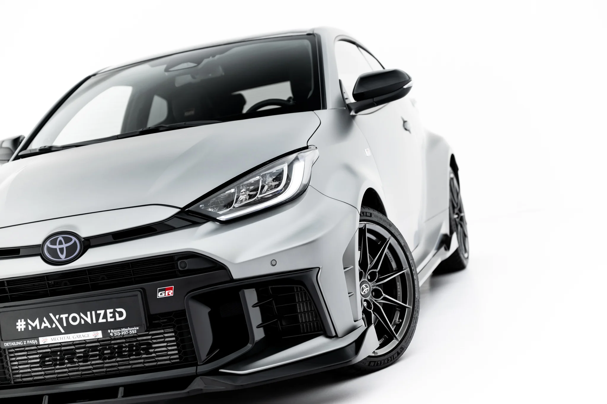 FRONT SPLITTER V.2 SUITABLE FOR TOYOTA GR YARIS MK4 FACELIFT – MAXTON DESIGN - 6