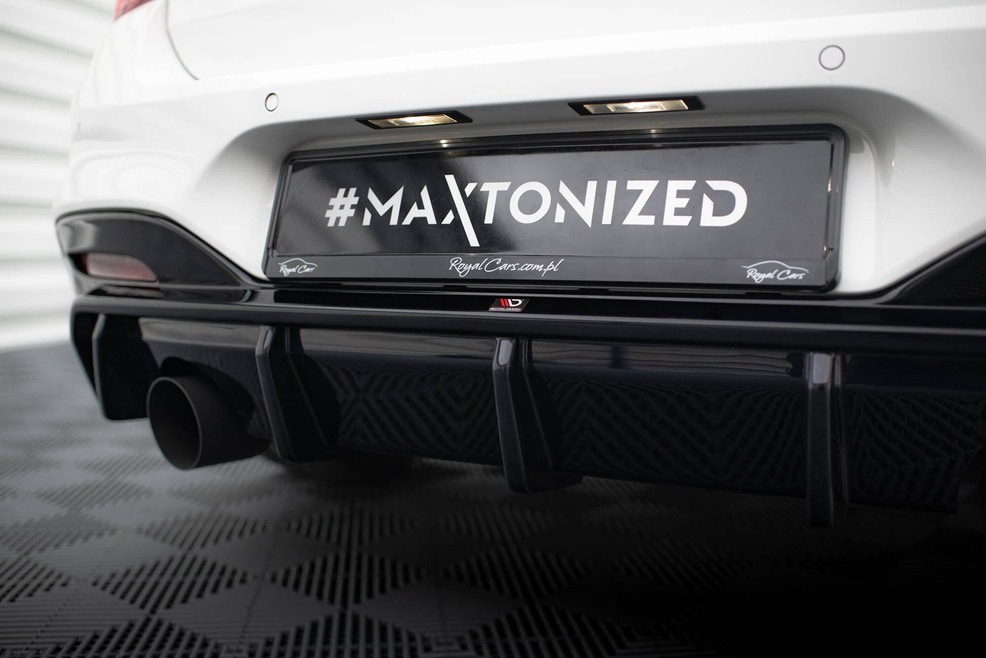 Rear Valance BMW 1 M-Pack F20 Facelift (Version with single exhaust on one side) - 5