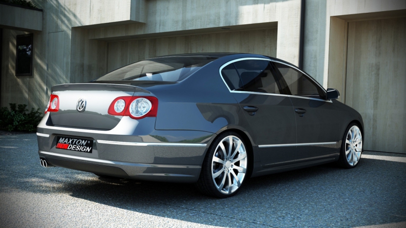 BAKRE STÖTFÅNGARE LÄPP VW PASSAT B6 (R-LINE LOOK)