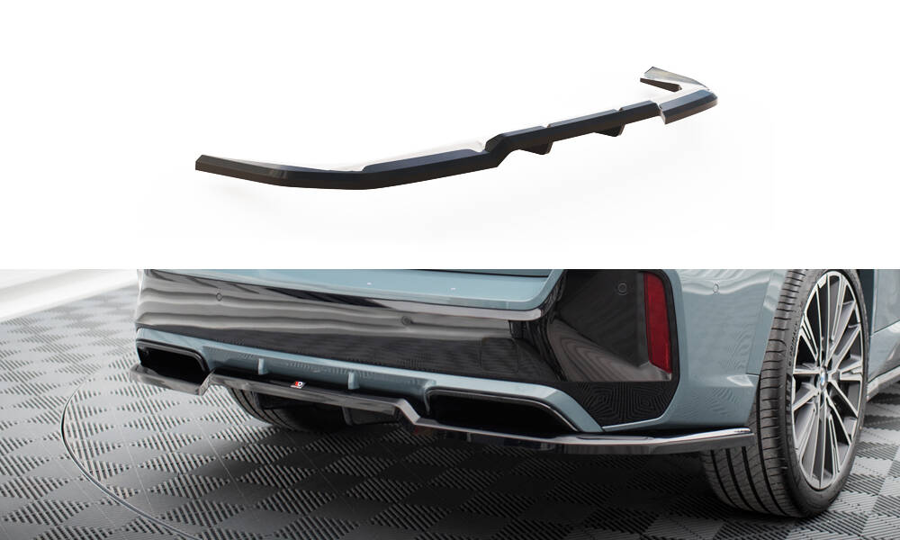 Central Rear Splitter (Vertical Bars) BMW X1 M-Pack U11