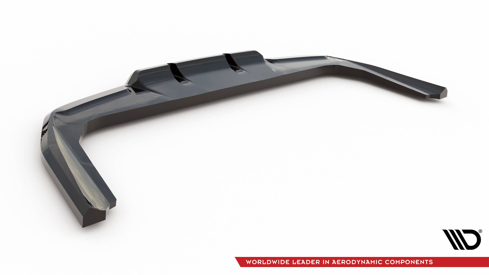 Central Rear Splitter (Vertical Bars) BMW X1 M-Pack U11 - 8