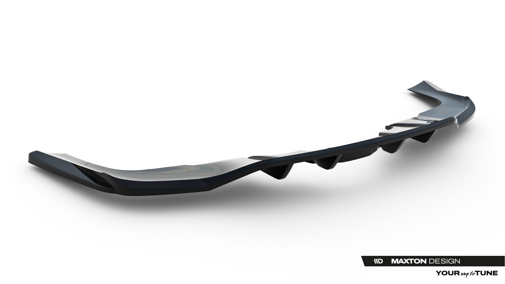 REAR SPLITTER (WITH VERTICAL BARS) V.2 SUITABLE FOR MERCEDES-BENZ GLE COUPE AMG-LINE C167 / C167 FACELIFT – MAXTON DESIGN