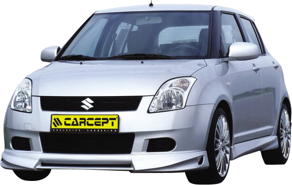 SUZUKI SWIFT 05-06 FRONT BUMPERLIP TYPE 1 [CARCEPT]