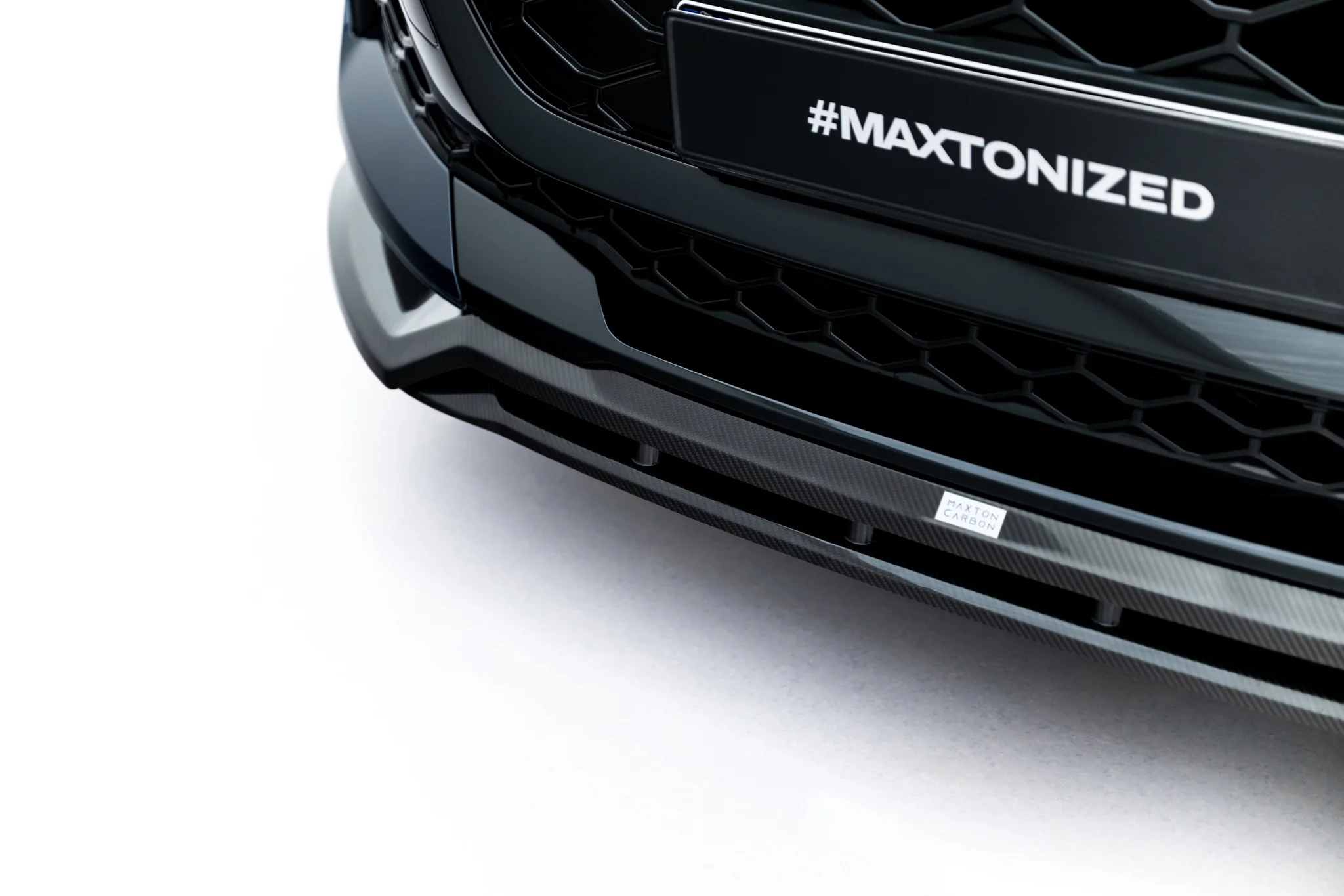 PREPREG CARBON FIBER FRONT SPLITTER SUITABLE FOR AUDI RSQ8 MK1 FACELIFT – MAXTON DESIGN - 7