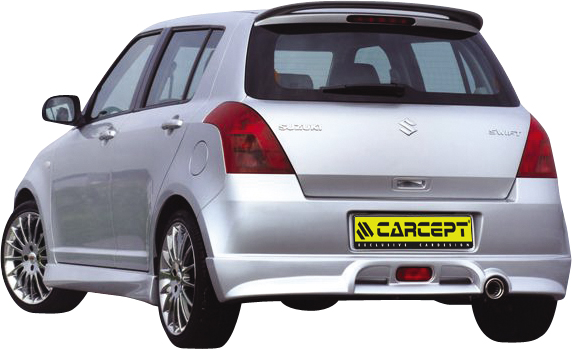 SUZUKI SWIFT 05-06 REAR BUMPERLIP TYPE 1 [CARCEPT]