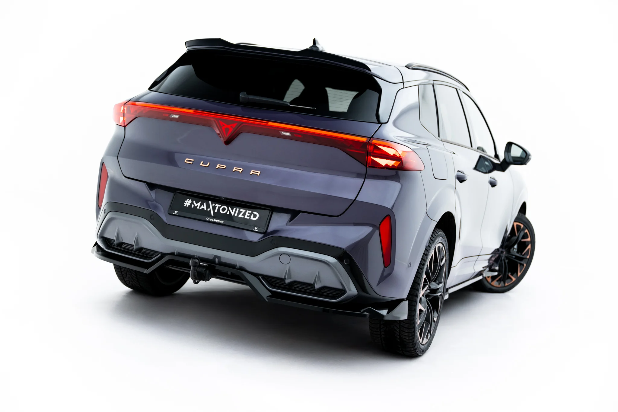 REAR SPLITTER (WITH VERTICAL BARS) V.3 SUITABLE FOR CUPRA TERRAMAR MK1 (VERSION WITH TOWBAR) – MAXTON DESIGN - 7